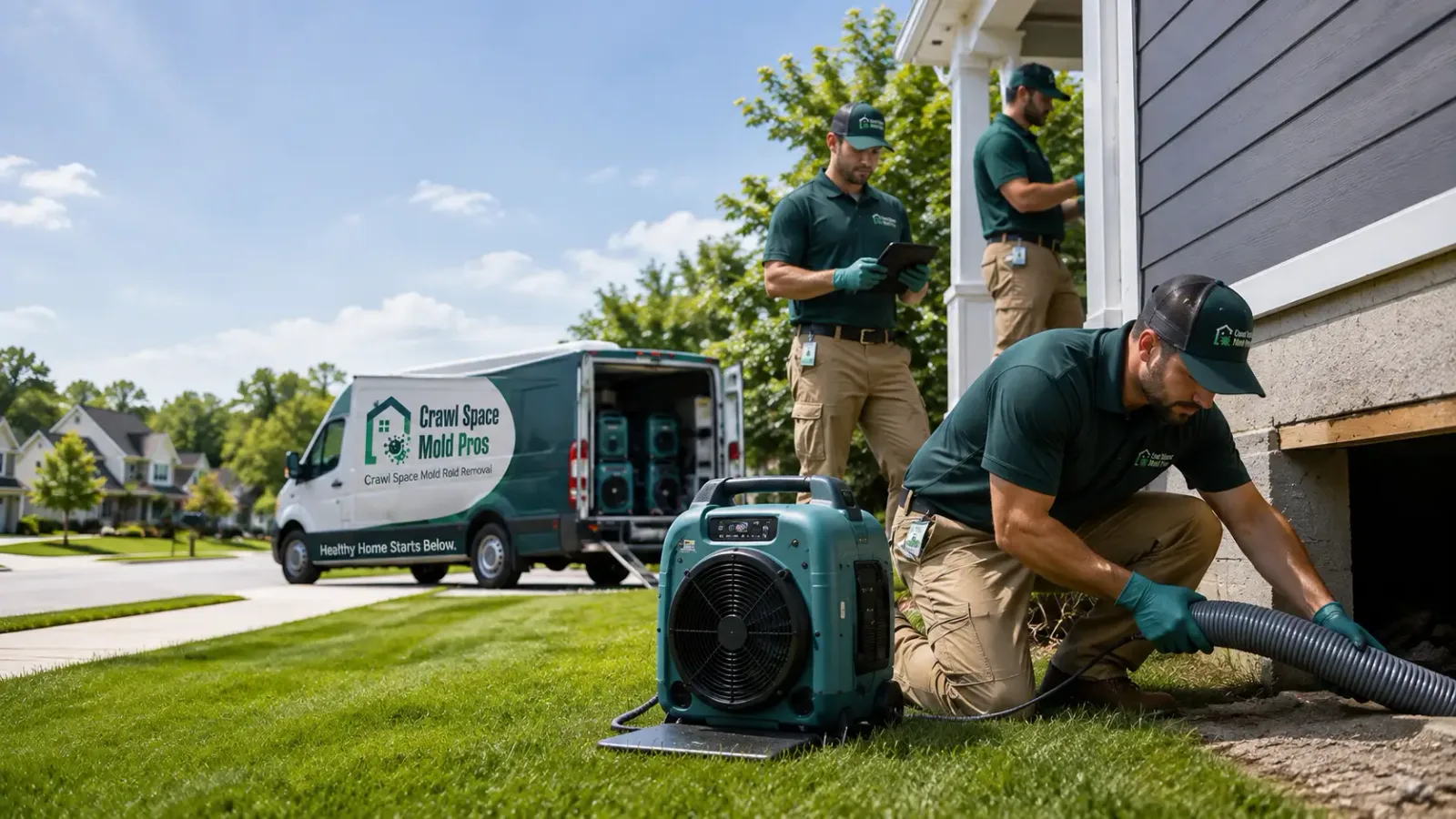 Crawl Space Mold Removal in Massillon, OH